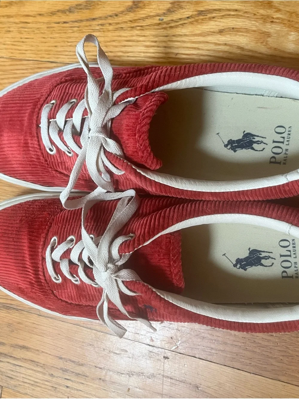 Polo by Ralph Lauren US11 Men's Corduroy Low-Top Sneakers